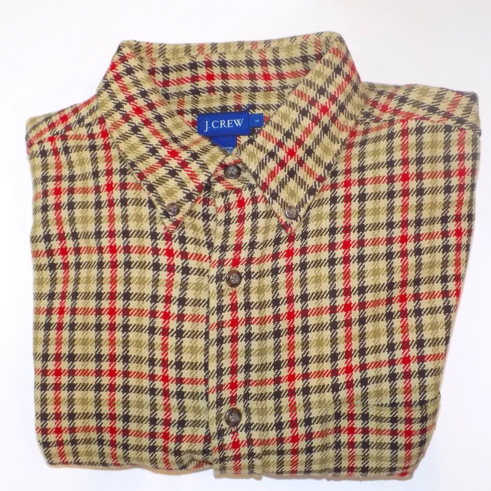 J. CREW HOUNDSTOOTH SHIRT/SHACKET